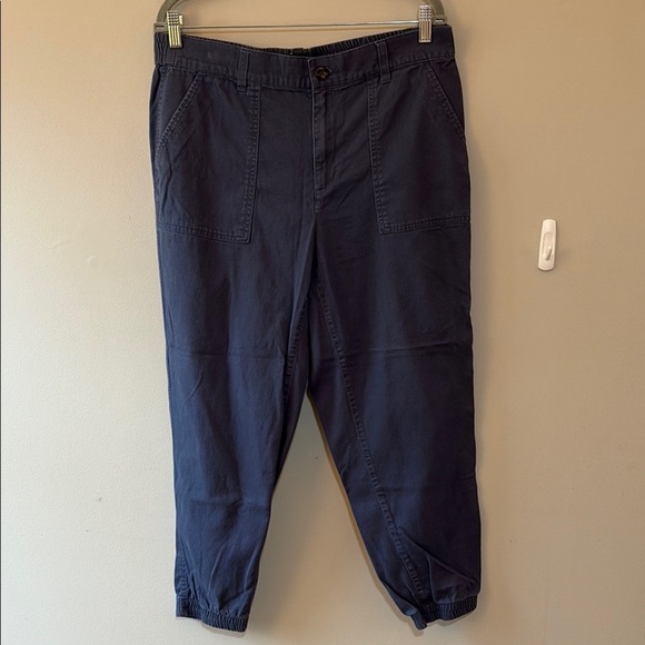 GAP Blue Cargo Pants with Elastic Cuffs Size L - Picture 1 of 7